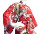 Preview: Damen Kimono Ukiyoe rot