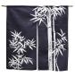Preview: Noren Bambus 85x90 cm dunkelblau