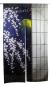 Preview: Noren Sakura Shoji blau 85 x 150 cm