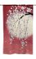 Preview: Noren Moonlight Sakura rot 85 x 150 cm