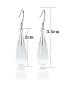 Preview: Silber Ohrringe Cat Eye weiss