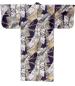 Preview: Damen Kimono Ribbon (Schleifenband) dunkelblau