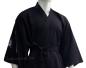 Preview: Kimono Shin Tsumugi schwarz