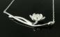 Preview: 925 Silber Kette Lotusblume mit Stiel