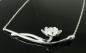 Preview: 925 Silber Kette Lotusblume mit Stiel