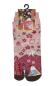 Preview: Japanische Socken mit Fuji Sakura Motiv als Geschenkidee, rosa