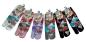 Preview: Japanische Tabi Socken mit schneebedecktem Fuji und Blumen