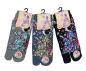 Preview: Japan Tabi Sneaker Socken Maiko Geisha Sakura Gr. 34 - 40 Baumwolle