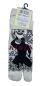Preview: Weisse Tabi Socken mit Ninja und Kanji Schriftzeichen