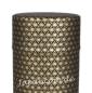 Preview: Teedose Kleine Leinenblüte schwarz-gold 175 g