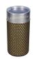 Preview: Teedose Kleine Leinenblüte schwarz-gold 175 g