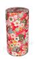 Preview: Japanische Teedose Sakura mit Kirschblüten in Rot