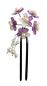 Preview: Haarnadel Sakura 6 Blüten violett U-Form