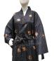 Preview: kurzer Herren Yukata Kimono Four Seasons schwarz