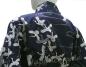 Preview: Damen Yukata Kimono Schneekraniche dunkelblau