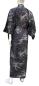 Preview: Japanischer Yukata mit klassischem Wellenmuster inspiriert von Ukiyo-e Kunst