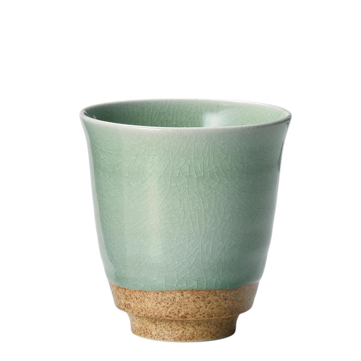 Teebecher Celadon Wakakusa grün