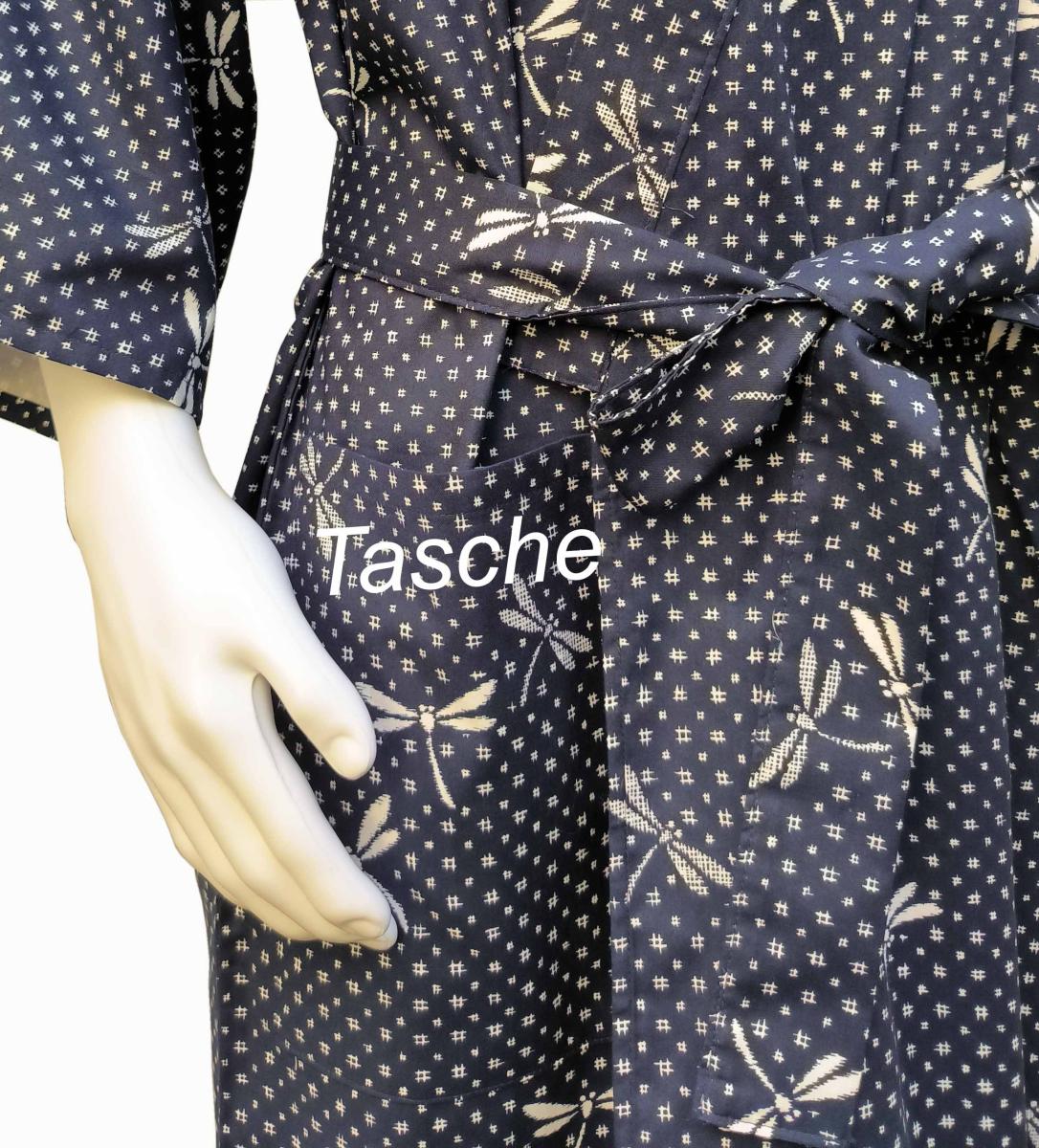 Gefütterter Herren Kimono Libelle - Kimonotasche