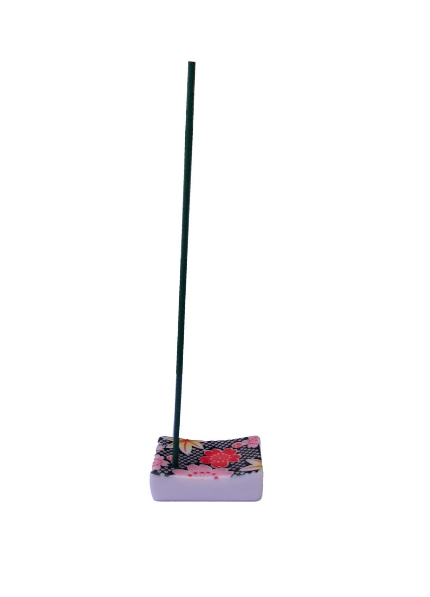 Kleiner Räucherstäbchenhalter Rote Kirschblüte