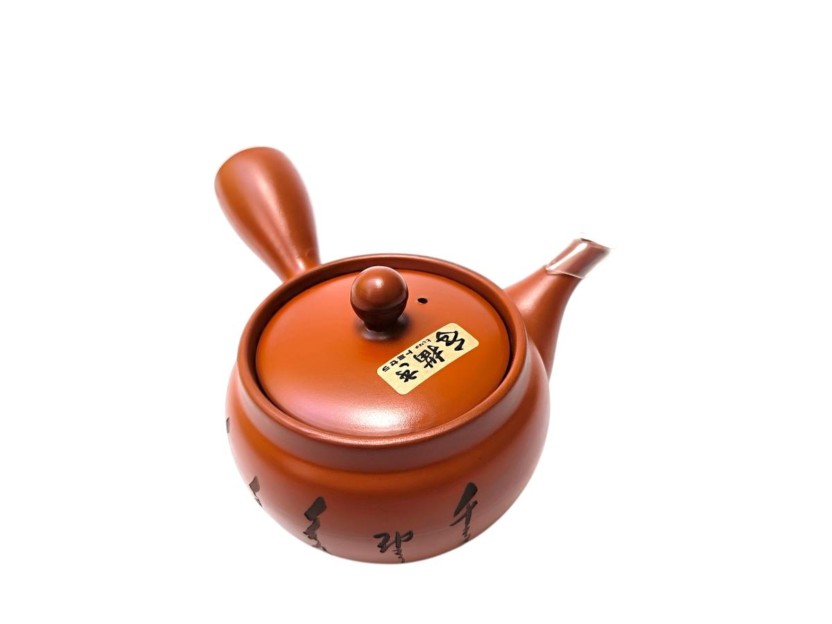Japanische Seitengriff-Teekanne aus Tokoname-Ton 310 ml