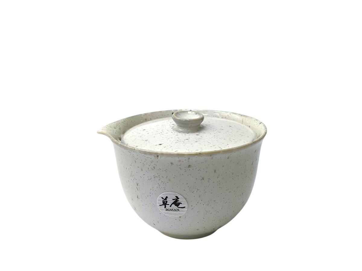 Grifflose Keramik-Teekanne 180 ml mit integriertem Keramikfilter