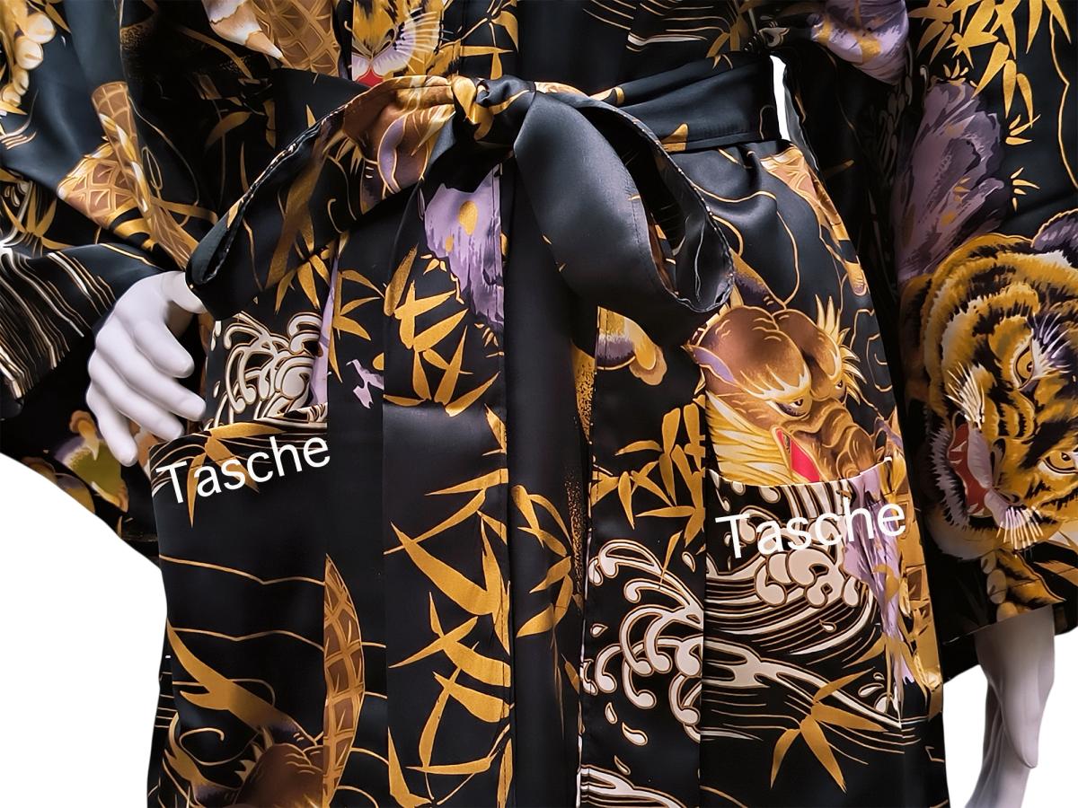 Details Vordertaschen am Kimono