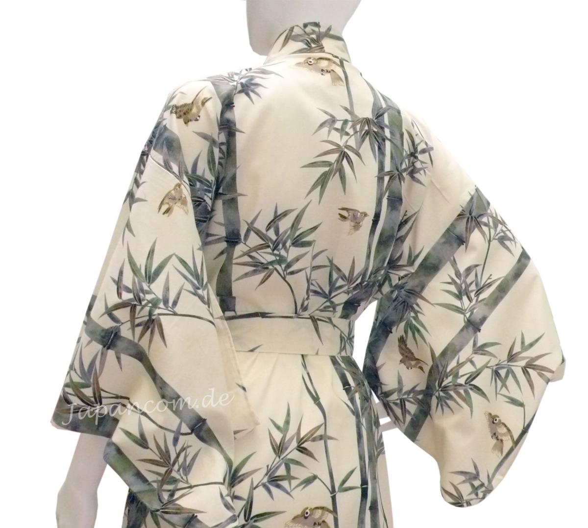 Damen Yukata Bambus beige 140 cm