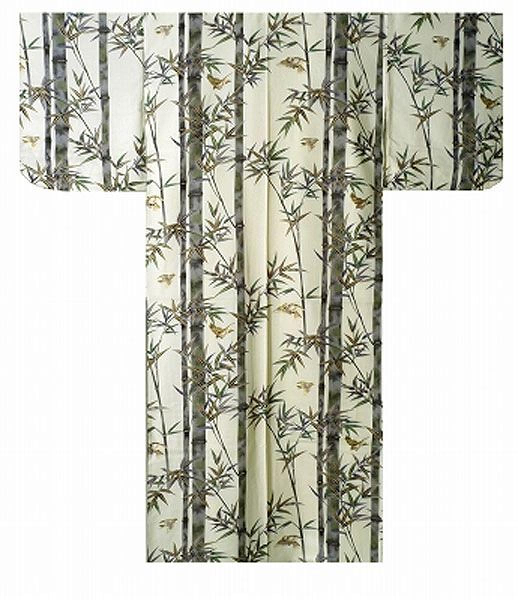 Damen Yukata Bambus beige 140 cm