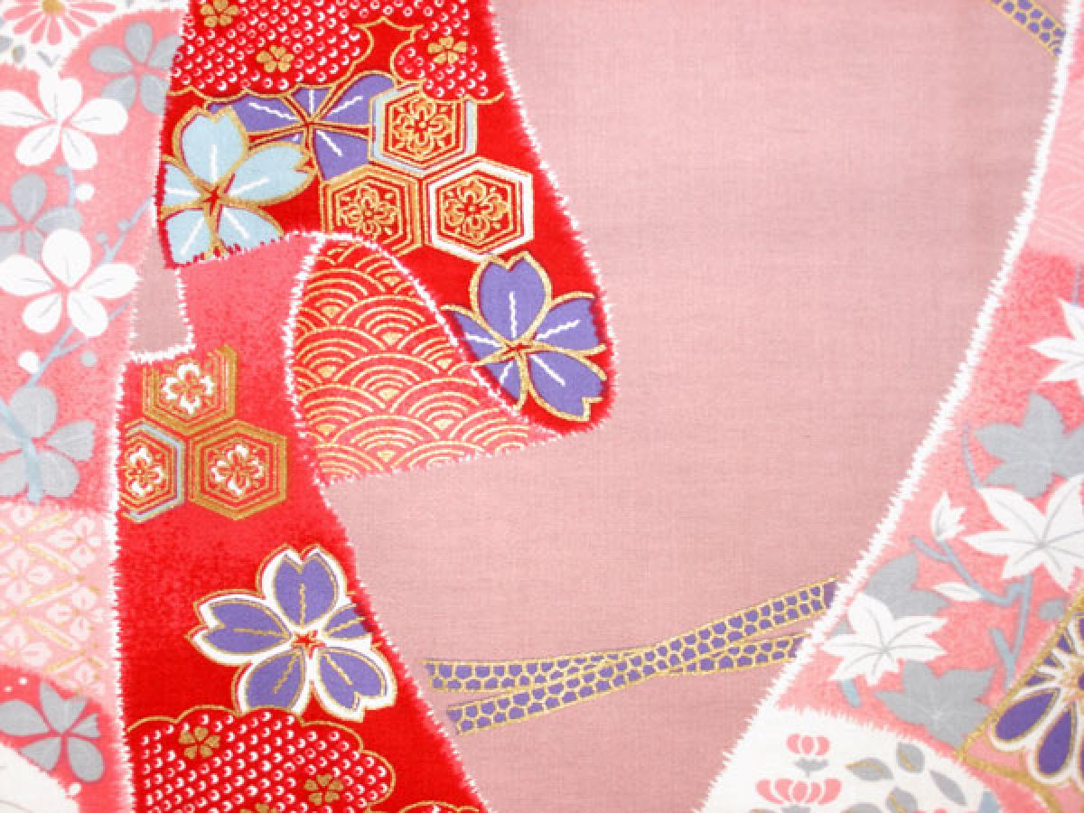 Damen Kimono Ribbon (Schleifenband) pink