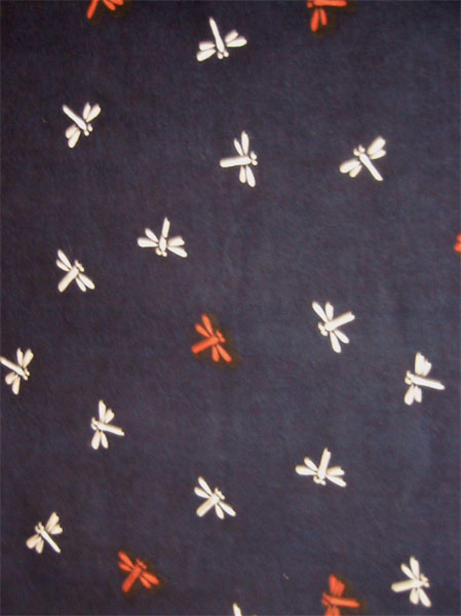 Kimono Libelle  gefüttert blau