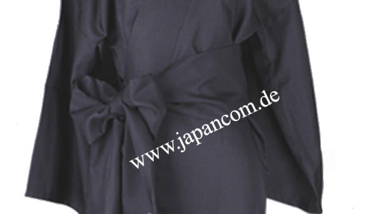 Datejime Obi Kimono-Gürtel, schwarz