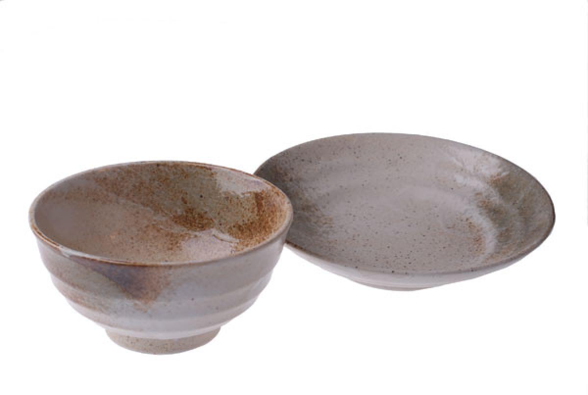 Grosse Udon Suppenschüssel Yuki Shino ø17cm
