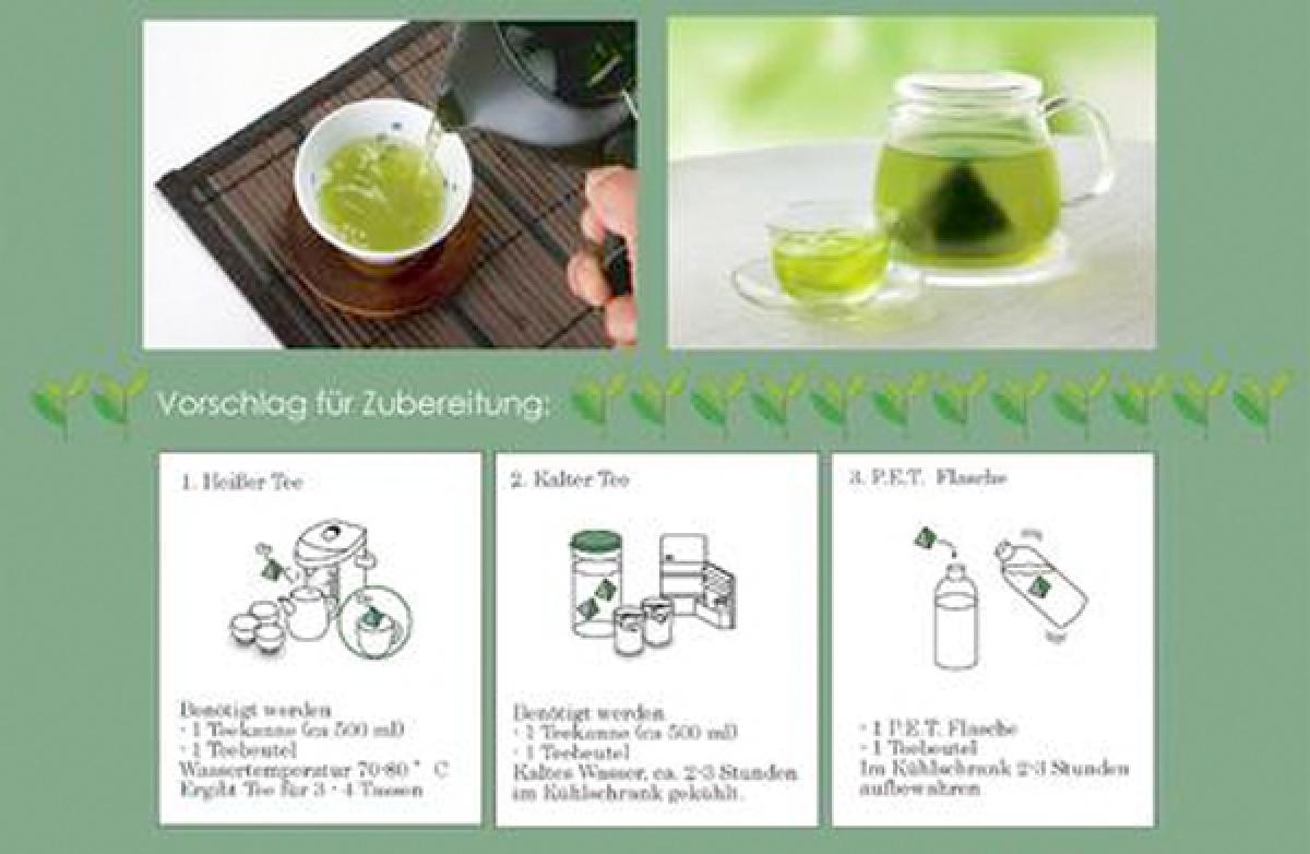 Teebeutel Sencha Gold Hoshino, grüner Tee 75g