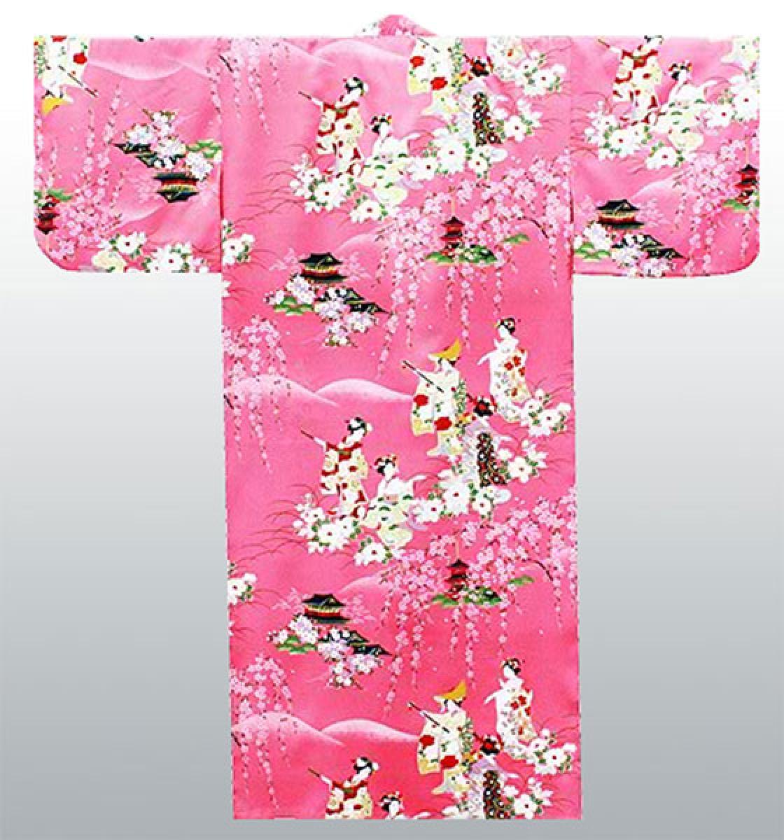 Damen Kimono  Maiko pink