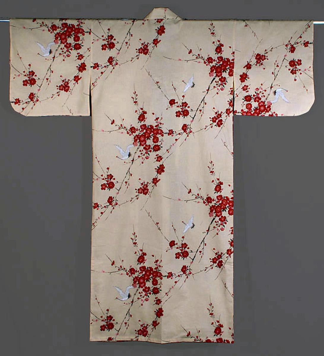 Kimono Cherry Blossom (Kirschblüte) beige Gr.S