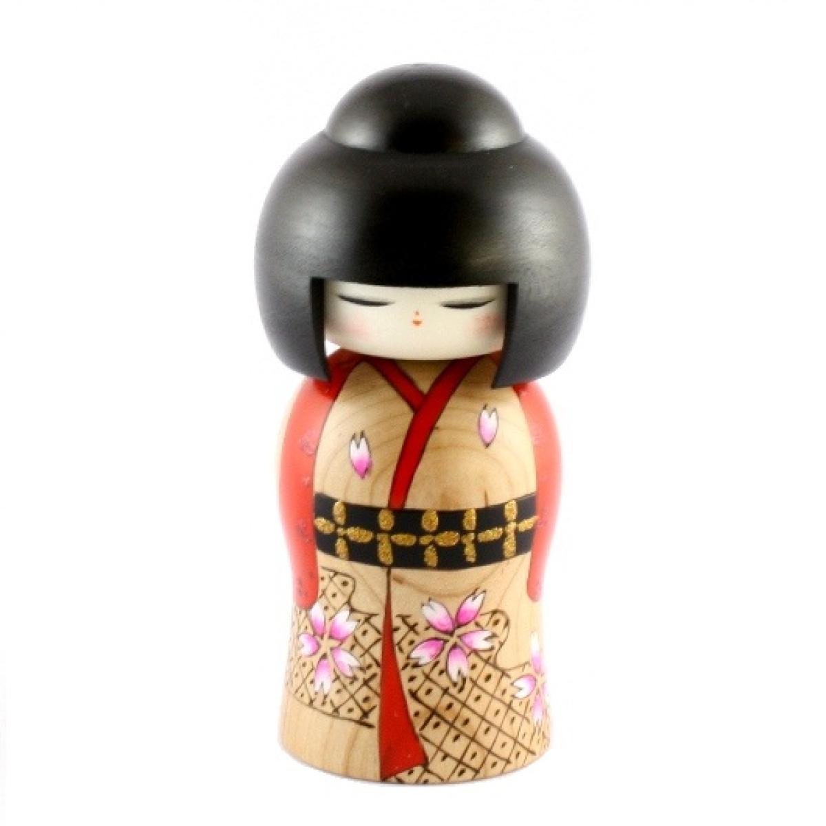 Kokeshi Puppe Sakura Noutage 15,5cm
