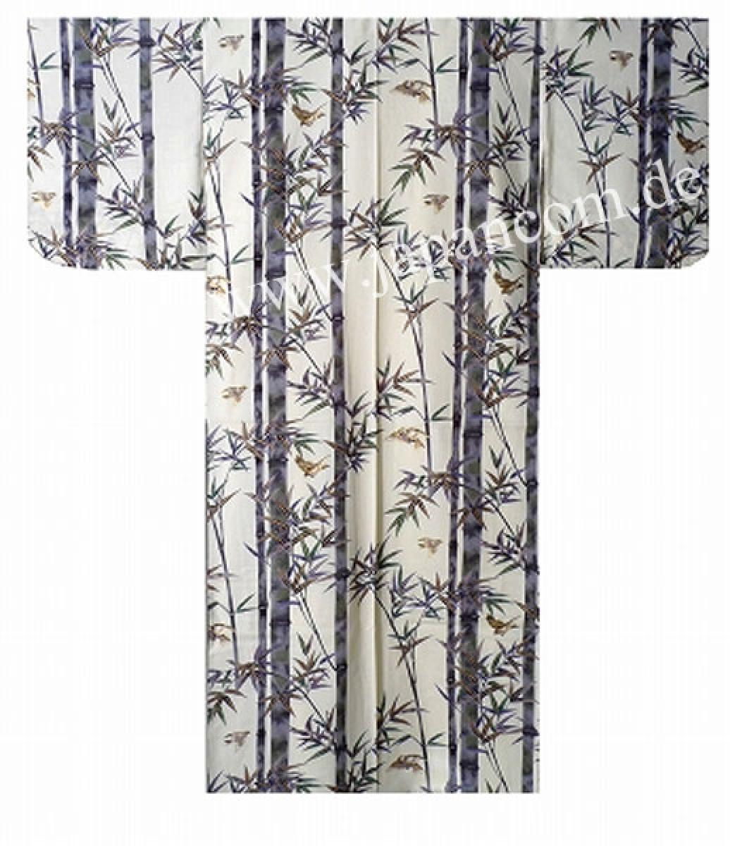 Damen Kimono Bambus beige