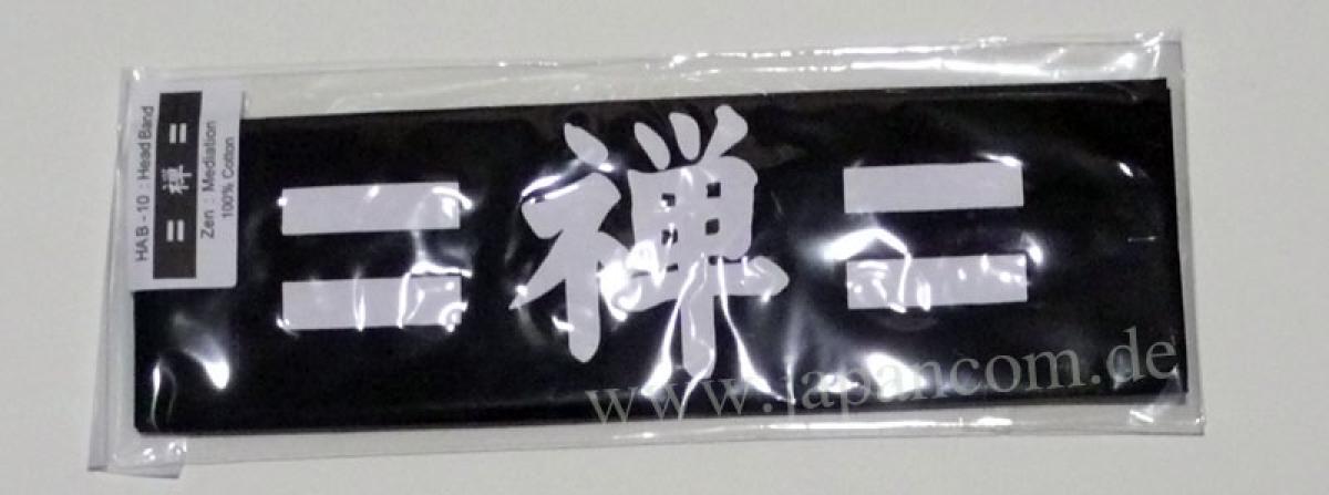 Stirnband Zen Meditation schwarz