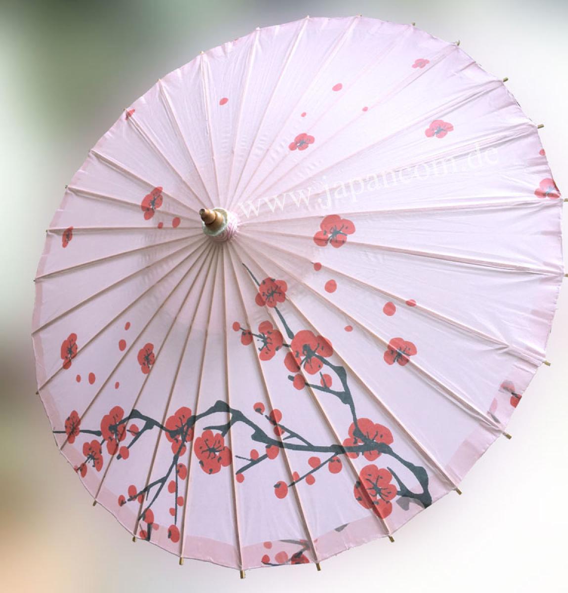 Pflaumenblüte Japan Sonnenschirm Einzelfertigung 87cm