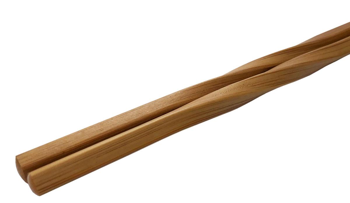 Essstäbchen Bambus Nejiri 24 cm