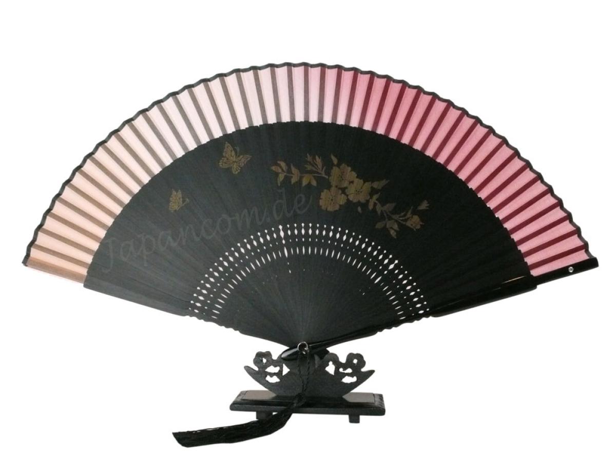 Fächer Cho Cho Sakura schwarz