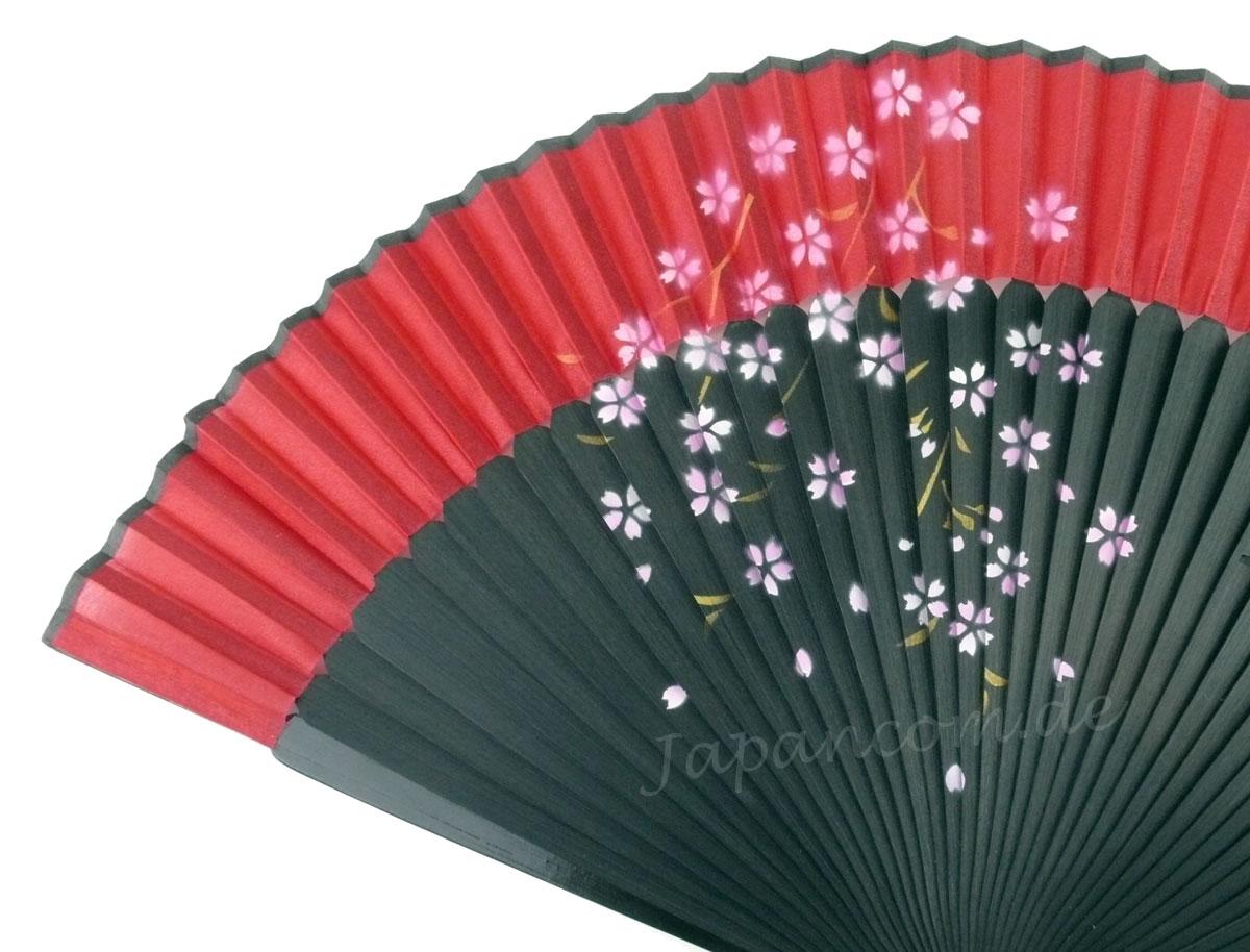 Faecher Kyo Sakura rot