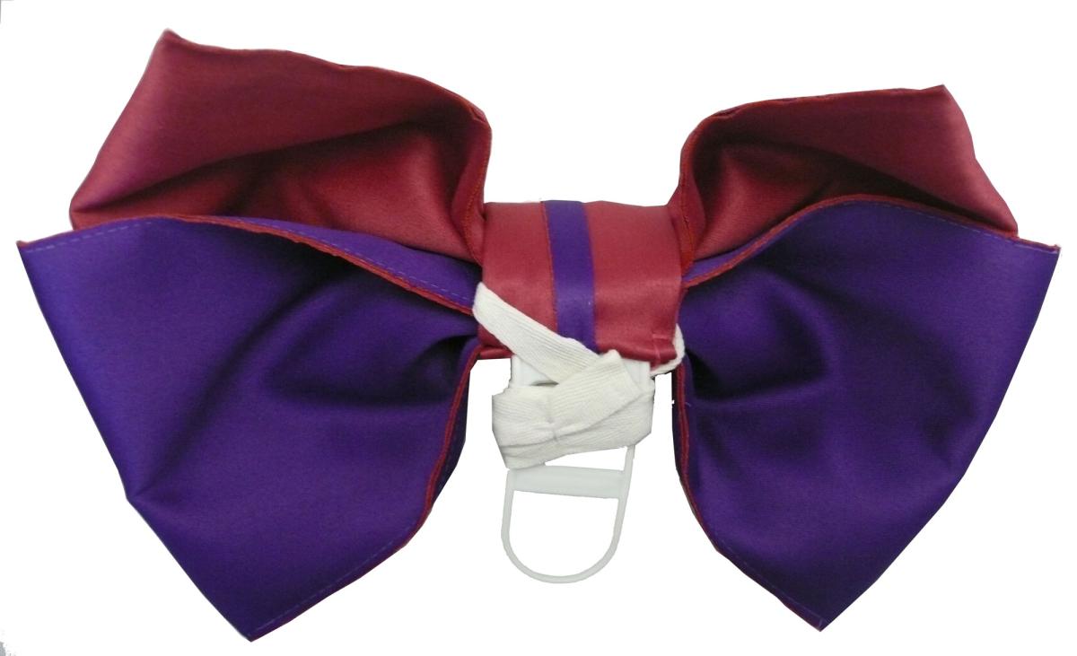Fertig-Kimonogürtel Musubi Obi rot-violett