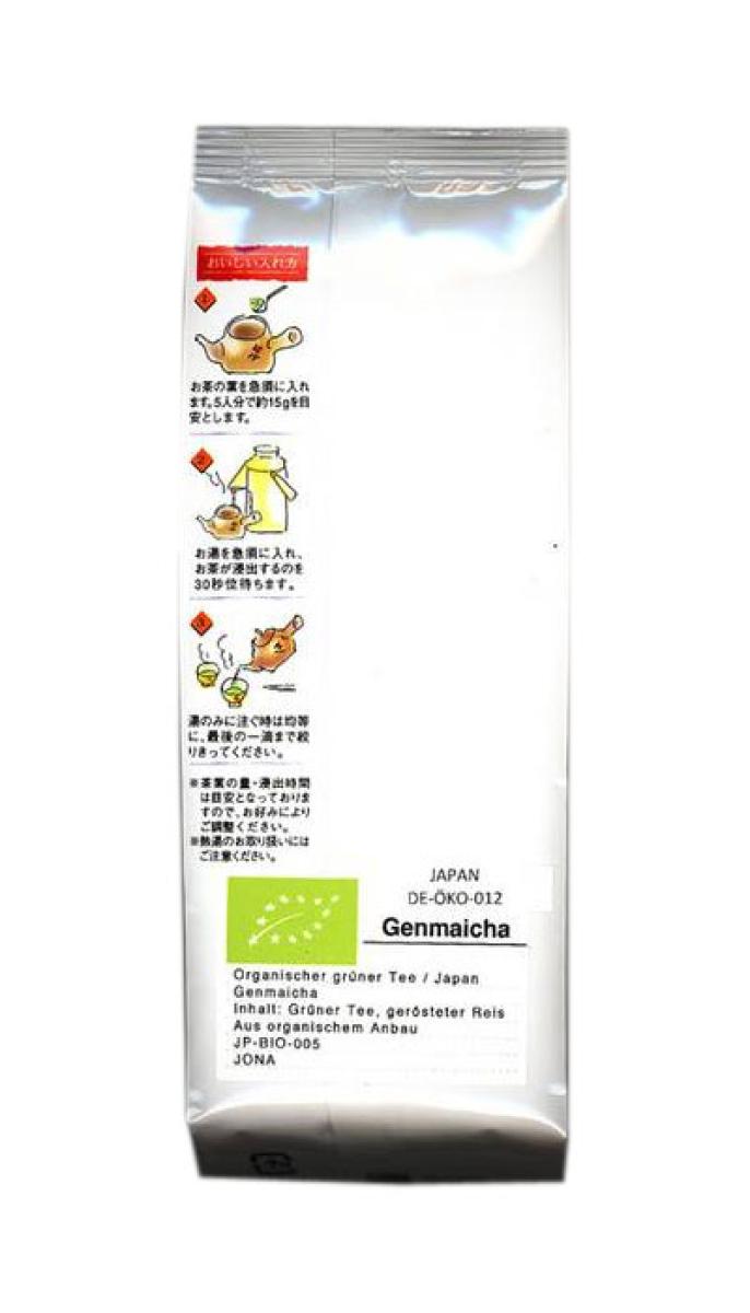 Genmaicha 100g, grüner Tee BIO