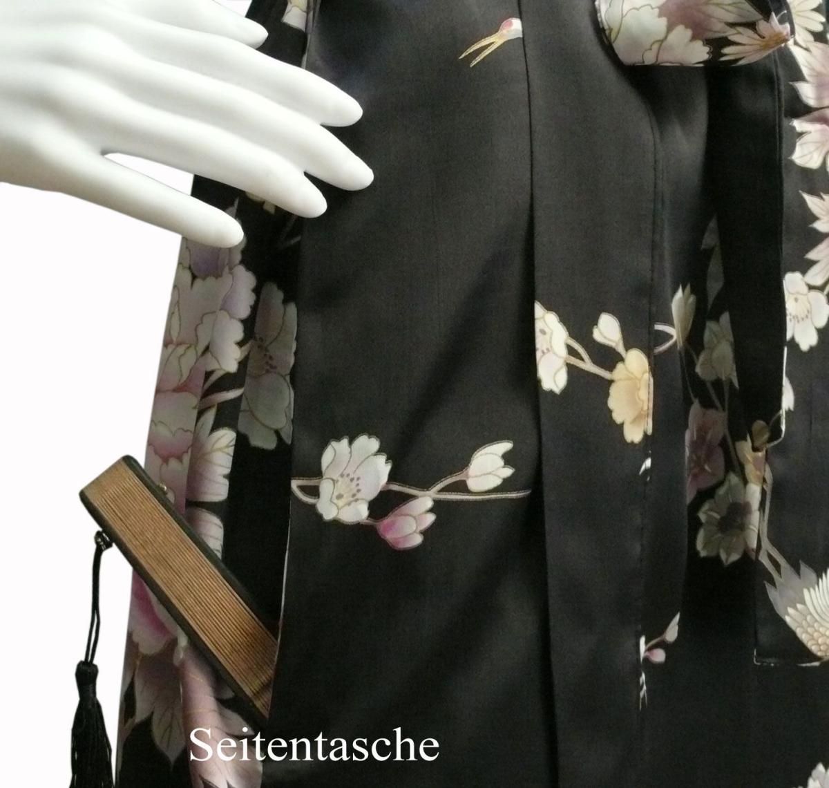 Detail Seitentasche am Kimono