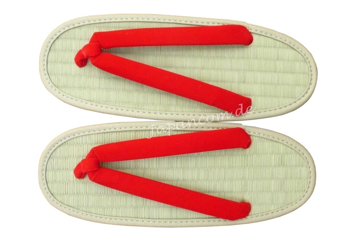 Japan Damen Zori Zehentrenner rot