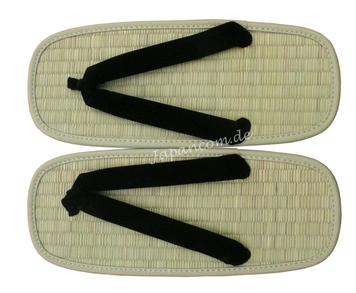Japan Zori Zehentrenner schwarz 28cm (L)