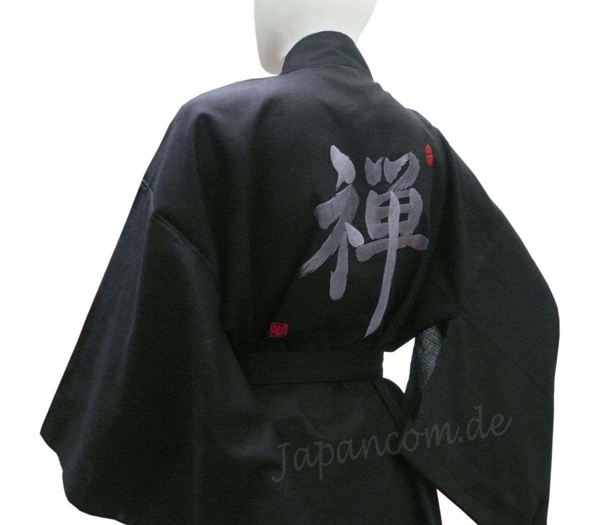Damen Kimono ZEN schwarz