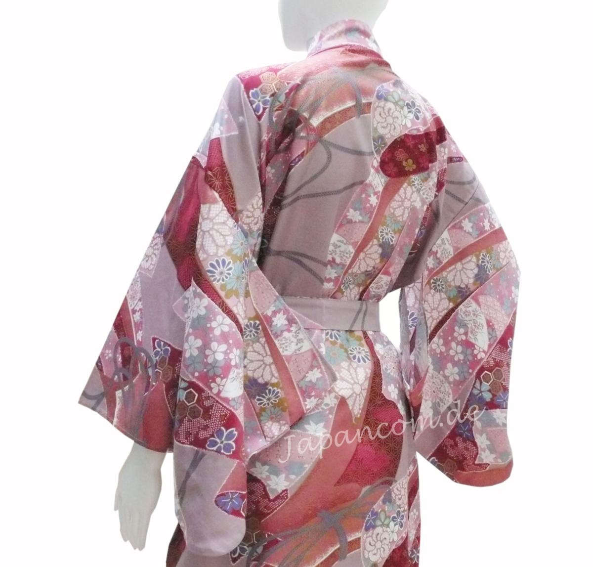 Damen Kimono Ribbon (Schleifenband) pink