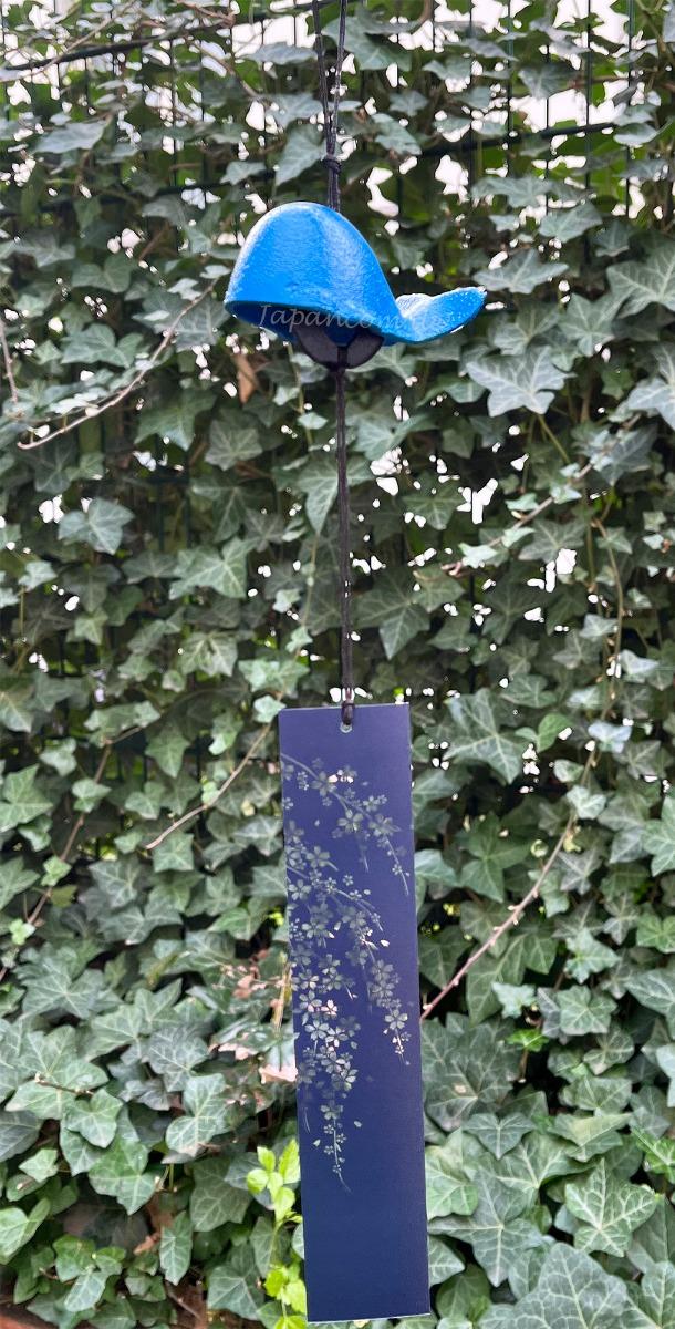 Klangspiel Glocke Wal blau